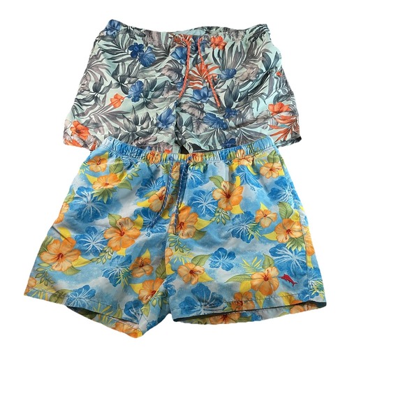 2 Tommy Bahama Relax Swim Trunks Hawaiian Men's Xl Vacation Beach Sun Fun - Picture 4 of 7